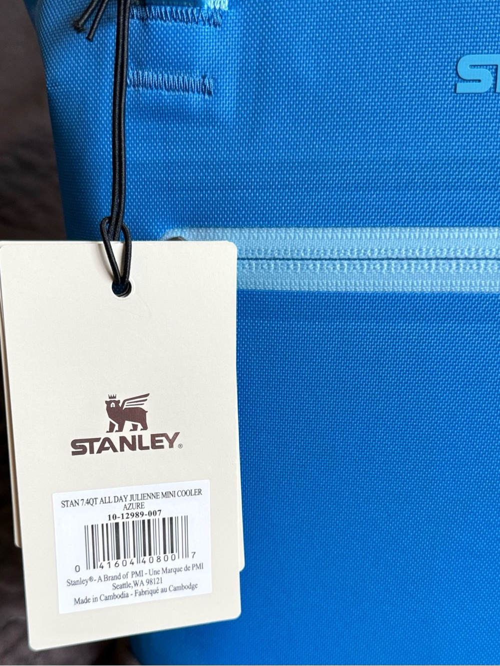 NWT Stanley All Day Julienne Mini Cooler Azure Blue 10 can - Picture 8 of 13